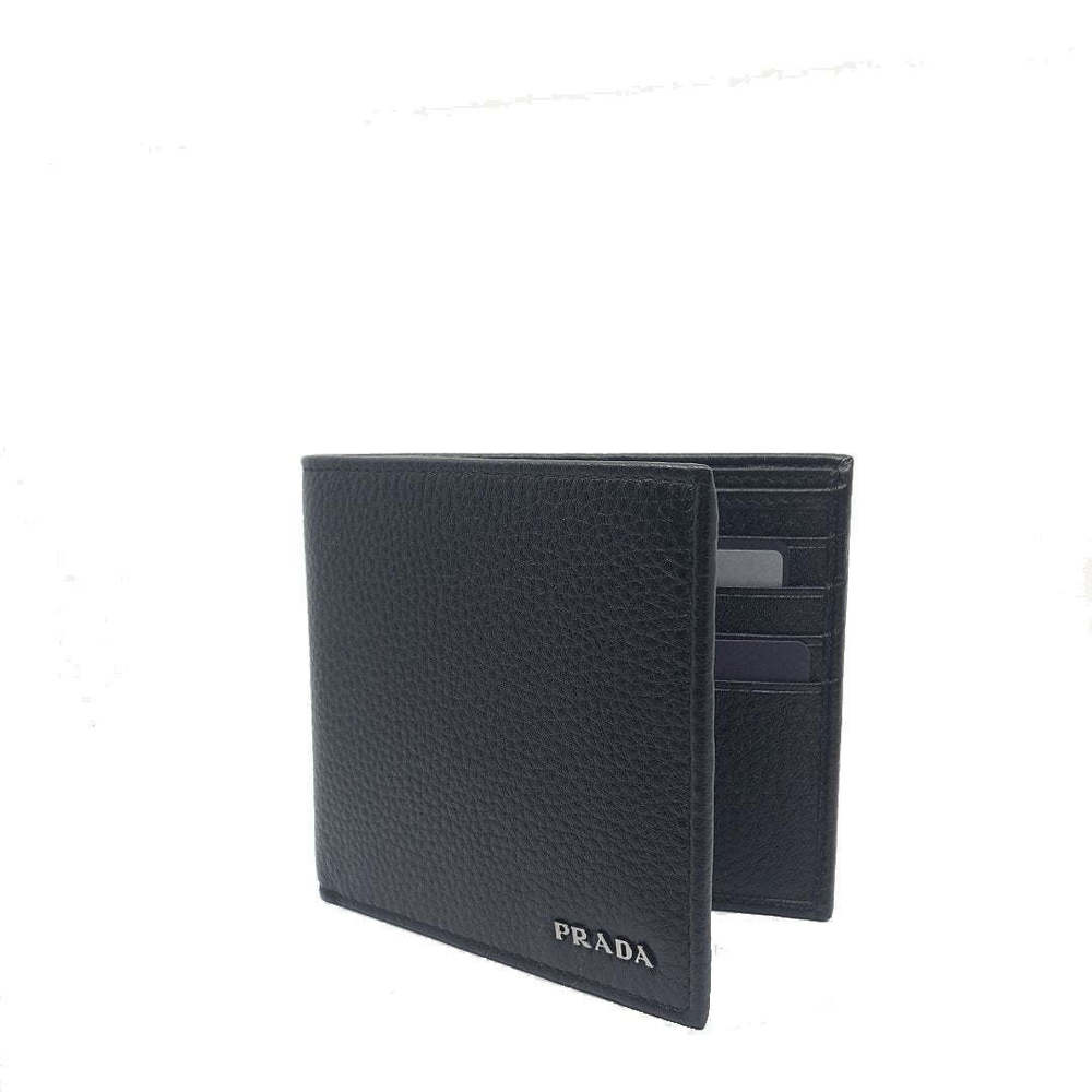 Prada Portaf. Orizzontale Nero Black Vitello Grain Leather - Picture 2 of 11